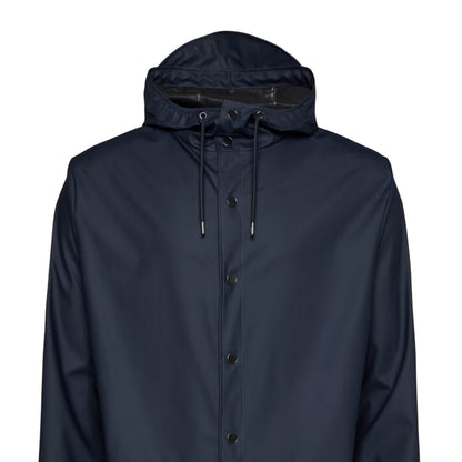 Navy - Side - Rains Unisex Adult Waterproof Anorak