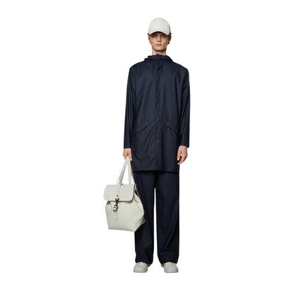Navy - Lifestyle - Rains Unisex Adult Waterproof Anorak