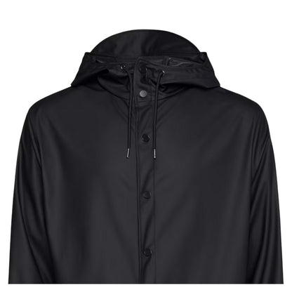 Black - Side - Rains Unisex Adult Waterproof Anorak