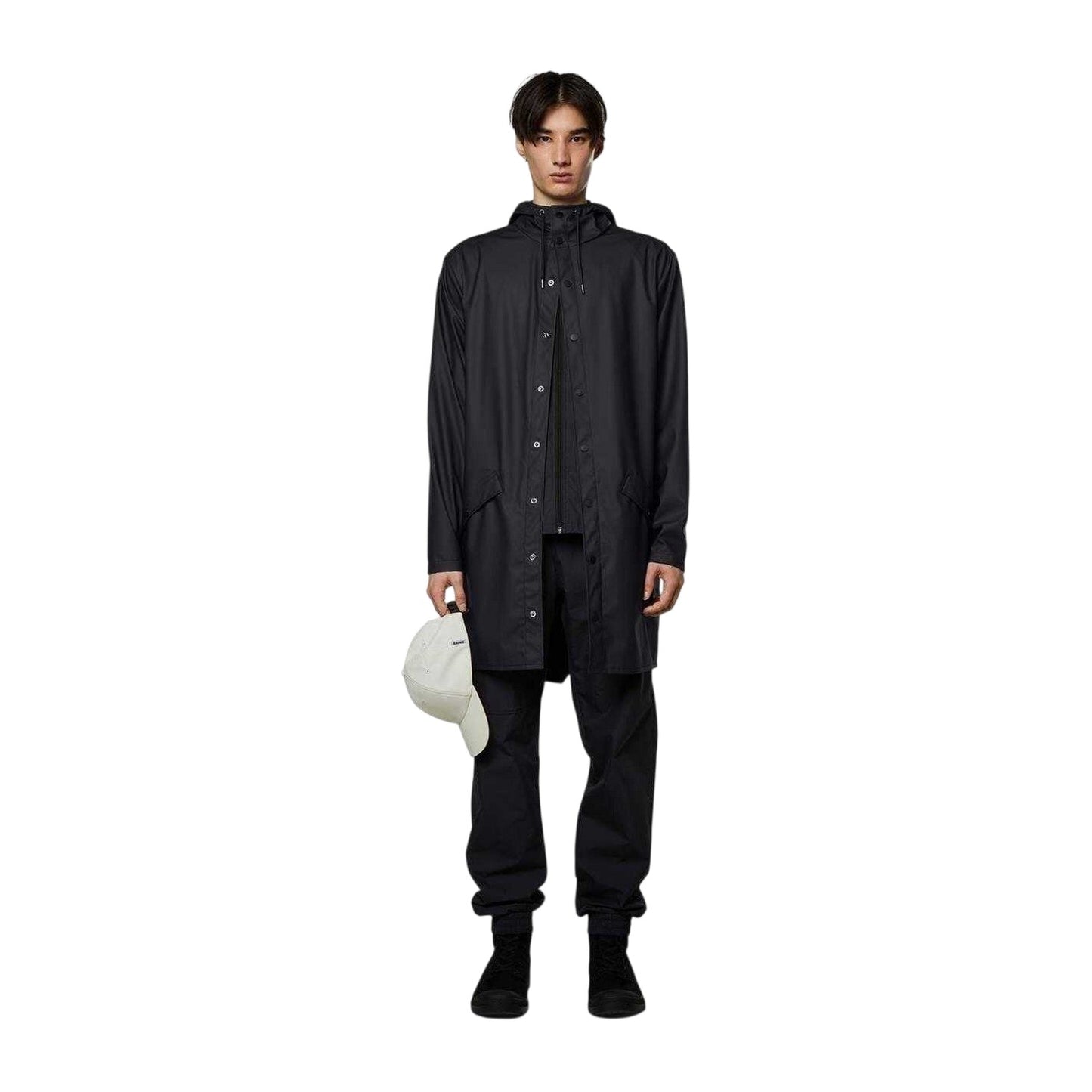 Black - Lifestyle - Rains Unisex Adult Waterproof Anorak