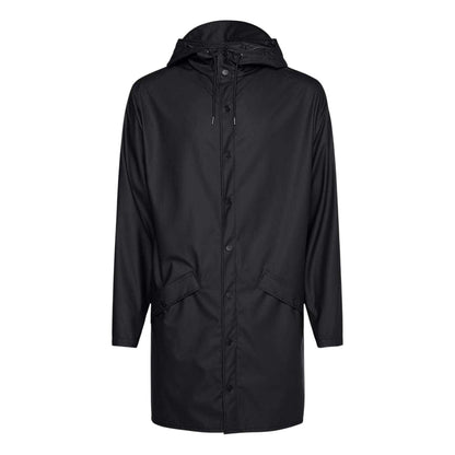 Black - Front - Rains Unisex Adult Waterproof Anorak