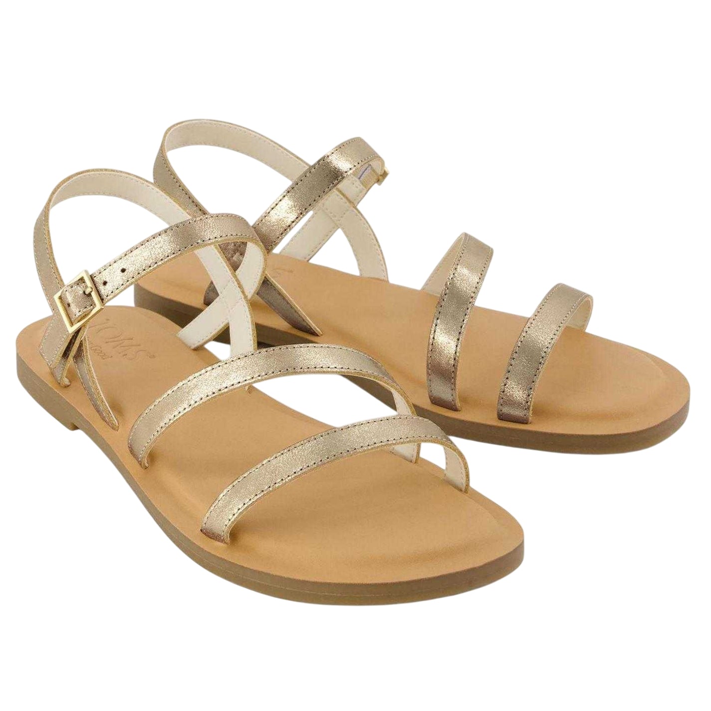 Gold - Lifestyle - Toms Womens-Ladies Kira Flat Sandals