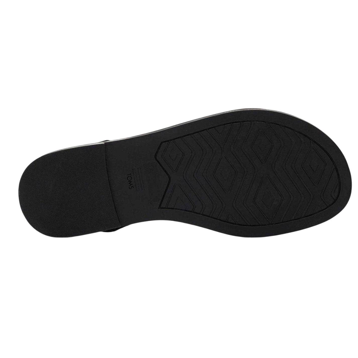 Black - Side - Toms Womens-Ladies Kira Flat Sandals