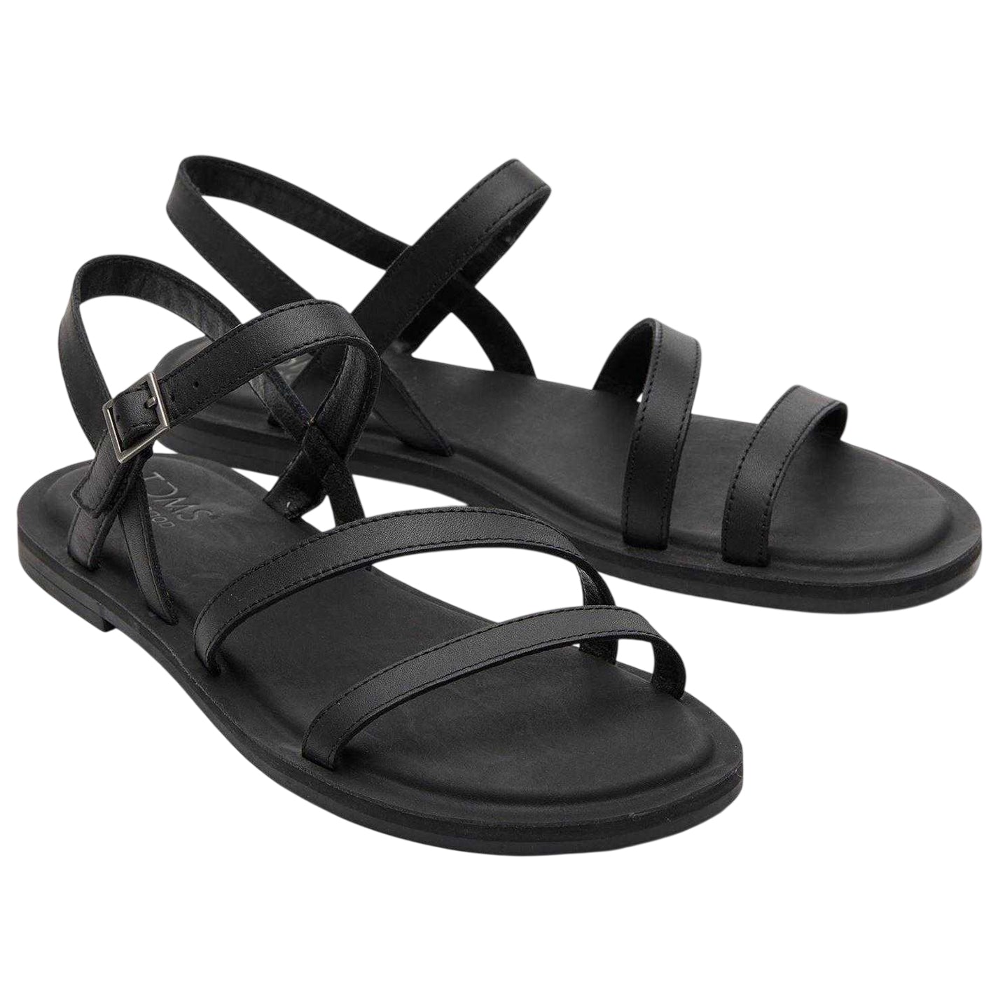 Black - Lifestyle - Toms Womens-Ladies Kira Flat Sandals