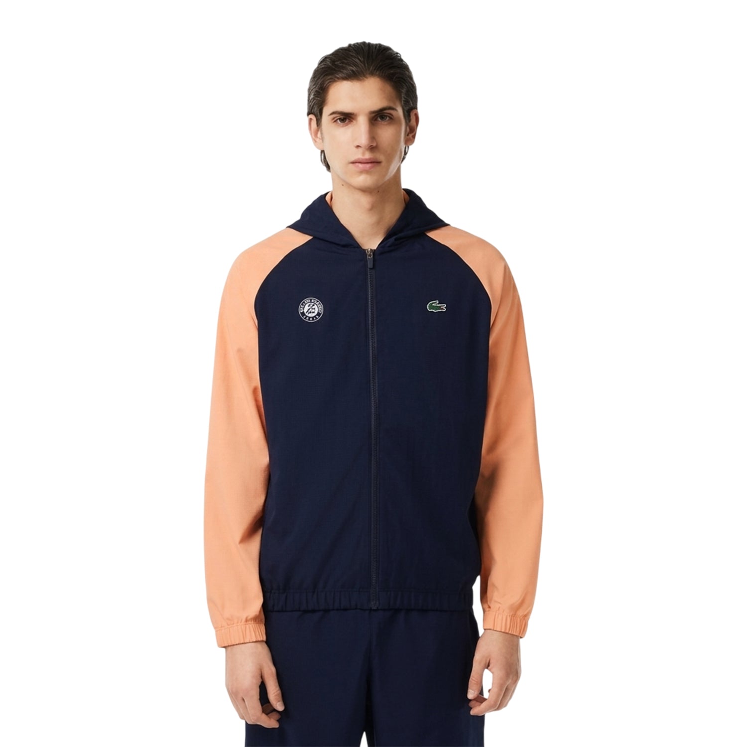 Navy Blue - Side - Lacoste Unisex Adult Hooded Jacket