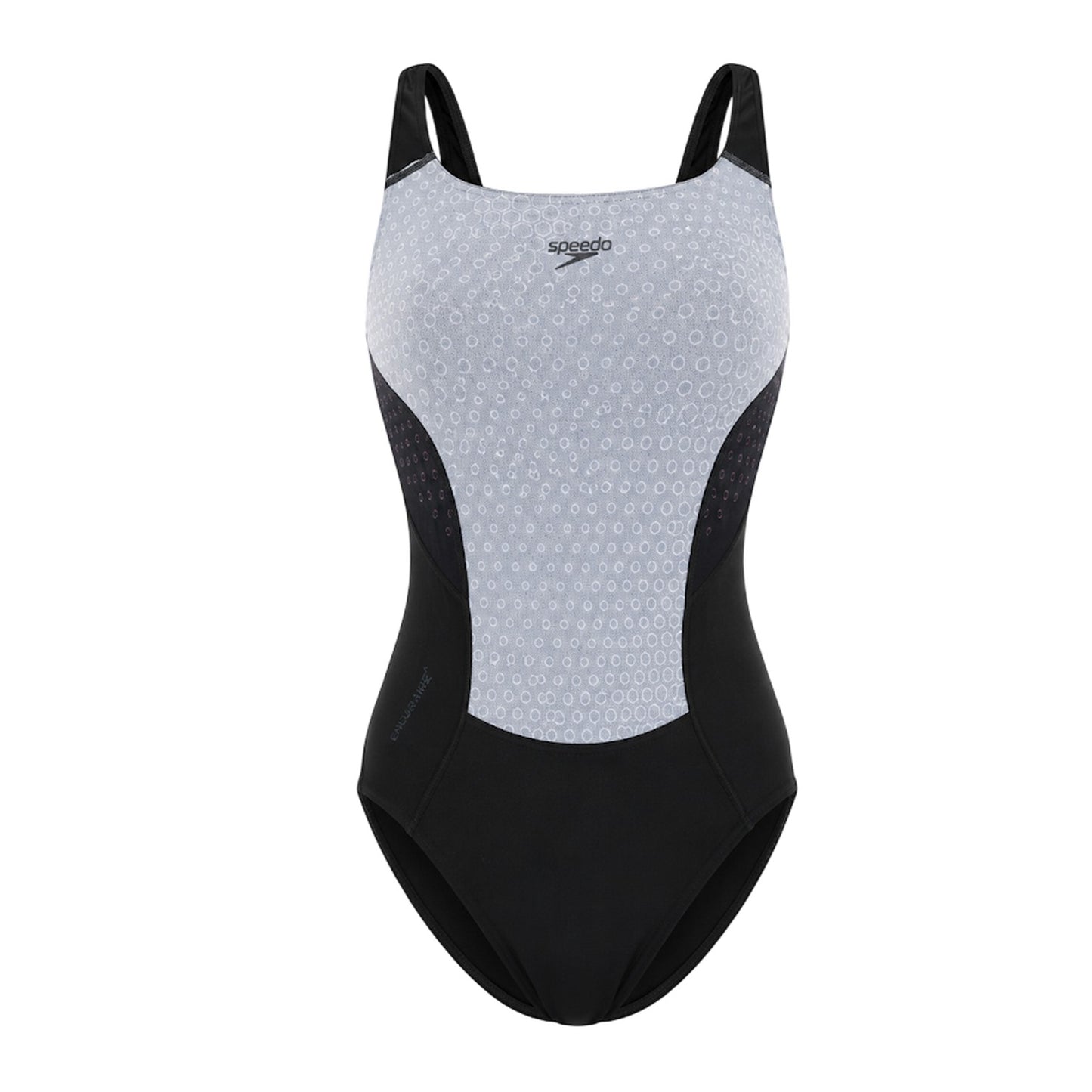 Black - Front - Speedo Womens-Ladies Digi Placement One Piece Swimsuit