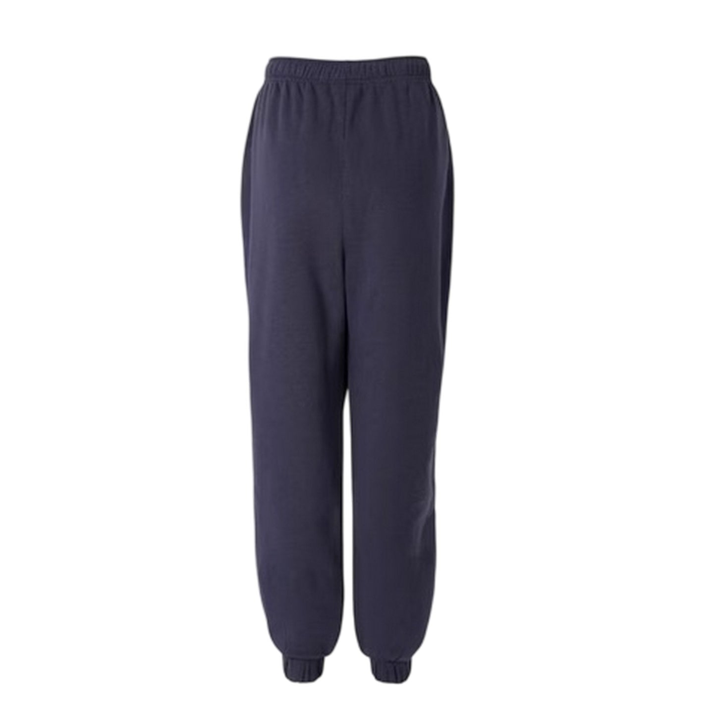 Charcoal - Back - Slazenger Womens-Ladies Fleece Elasticated Hem Jogging Bottoms
