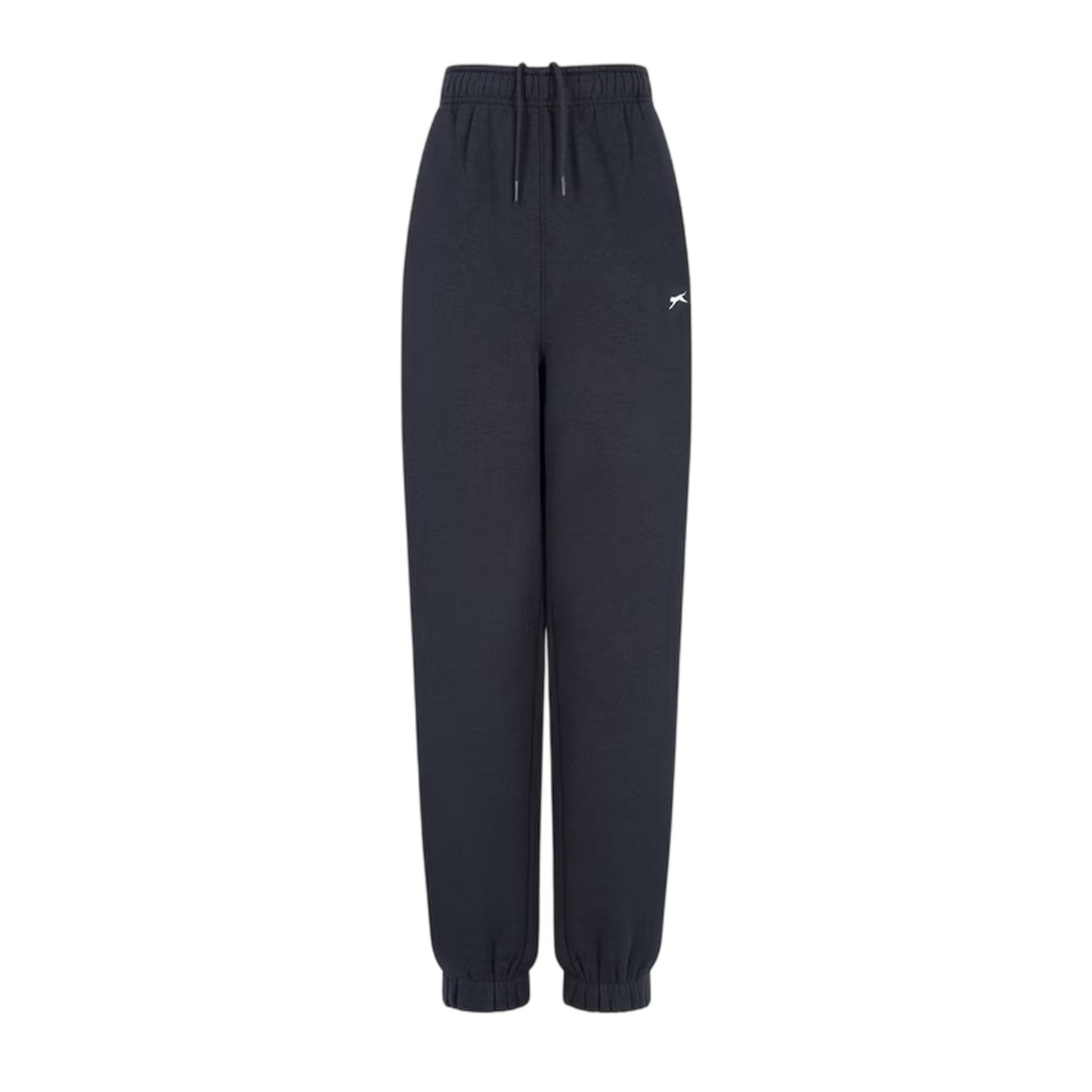 Navy - Front - Slazenger Womens-Ladies Fleece Elasticated Hem Jogging Bottoms