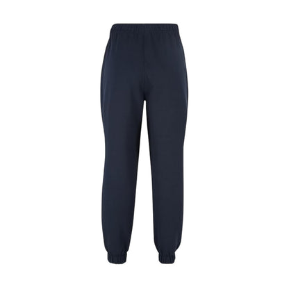 Navy - Back - Slazenger Womens-Ladies Fleece Elasticated Hem Jogging Bottoms