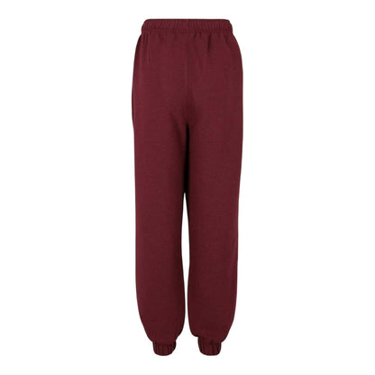 Burgundy - Back - Slazenger Womens-Ladies Fleece Elasticated Hem Jogging Bottoms