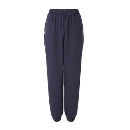 Charcoal - Front - Slazenger Womens-Ladies Fleece Elasticated Hem Jogging Bottoms