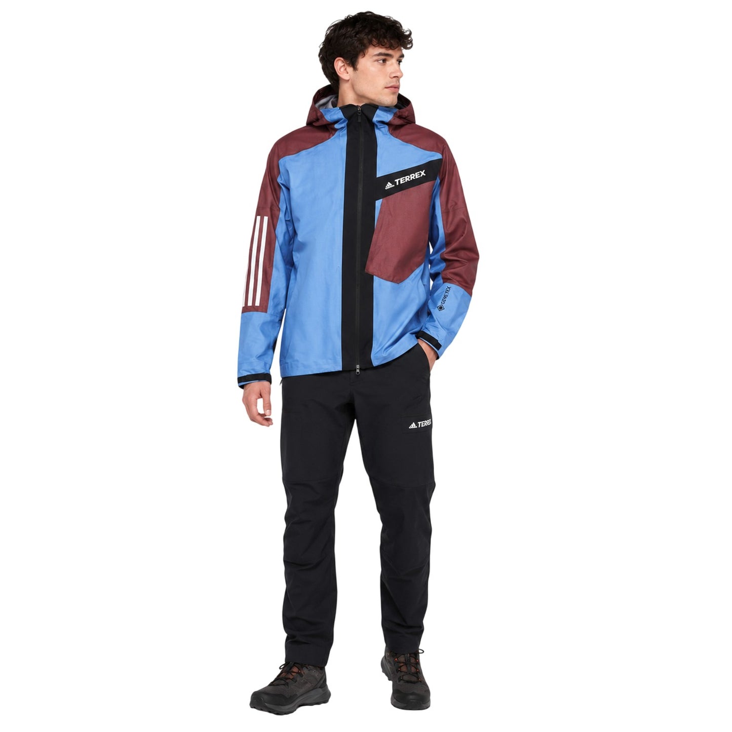 Blue - Lifestyle - Adidas Mens Terrex Gore-Tex Lightweight Jacket