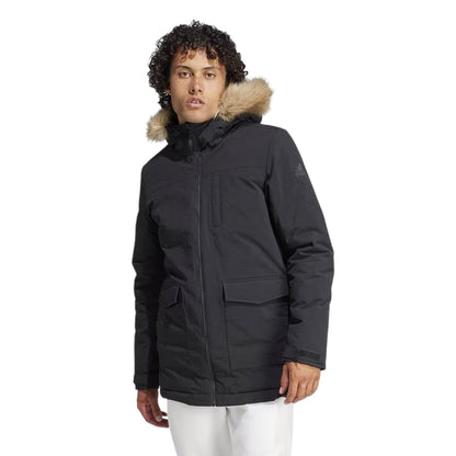 Black - Pack Shot - Adidas Mens Paveric Climawarm Puffer Jacket