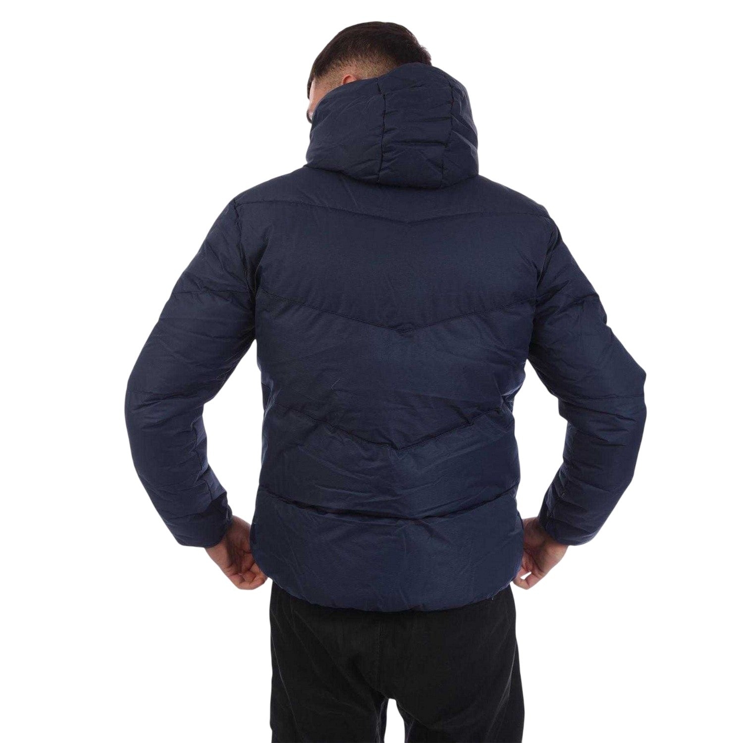 Navy - Back - Ellesse Mens Performante Polyester Performance Puffer Jacket
