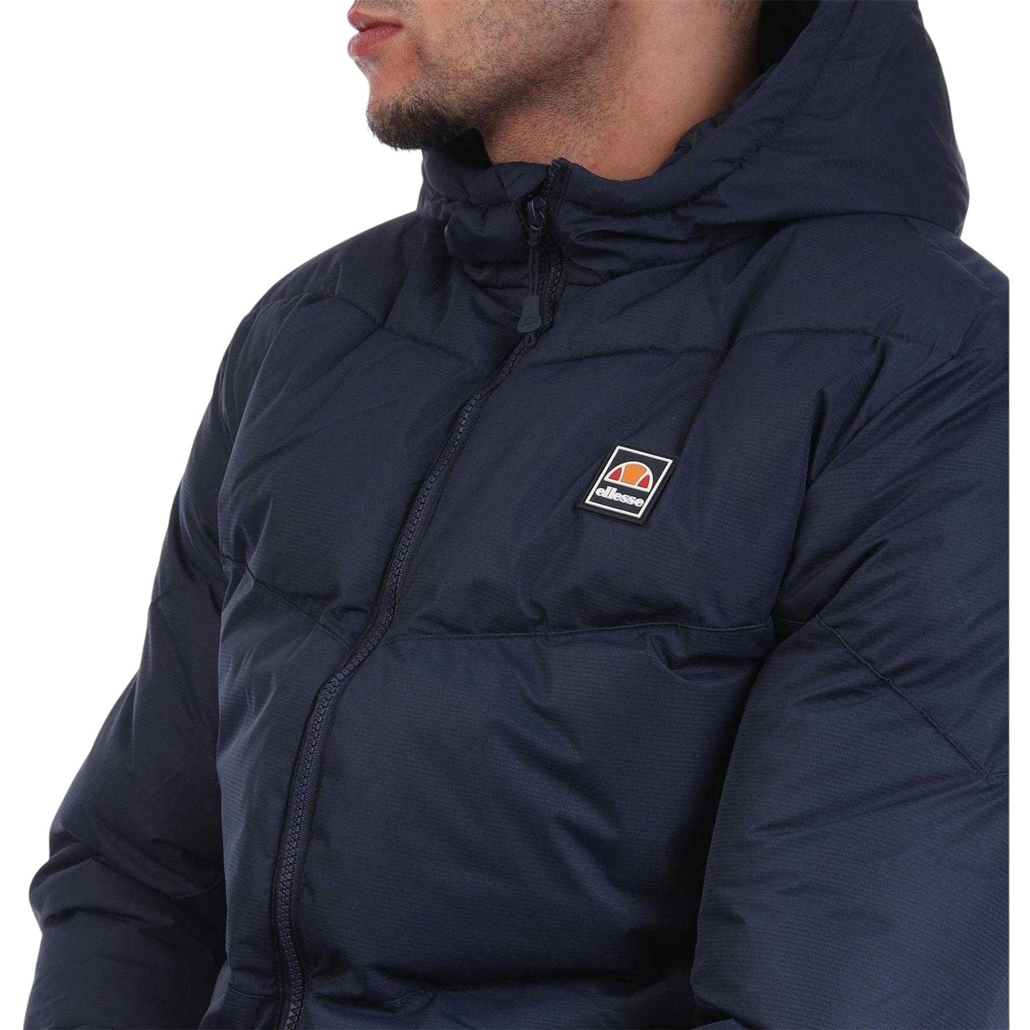Navy - Side - Ellesse Mens Performante Polyester Performance Puffer Jacket