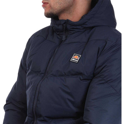 Navy - Side - Ellesse Mens Performante Polyester Performance Puffer Jacket