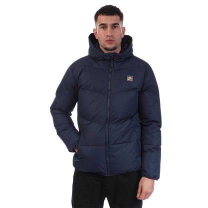 Navy - Front - Ellesse Mens Performante Polyester Performance Puffer Jacket