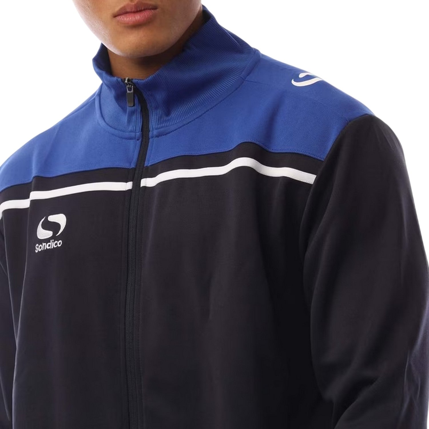 Navy-Royal Blue - Side - Sondico Mens Precision Training Track Jacket