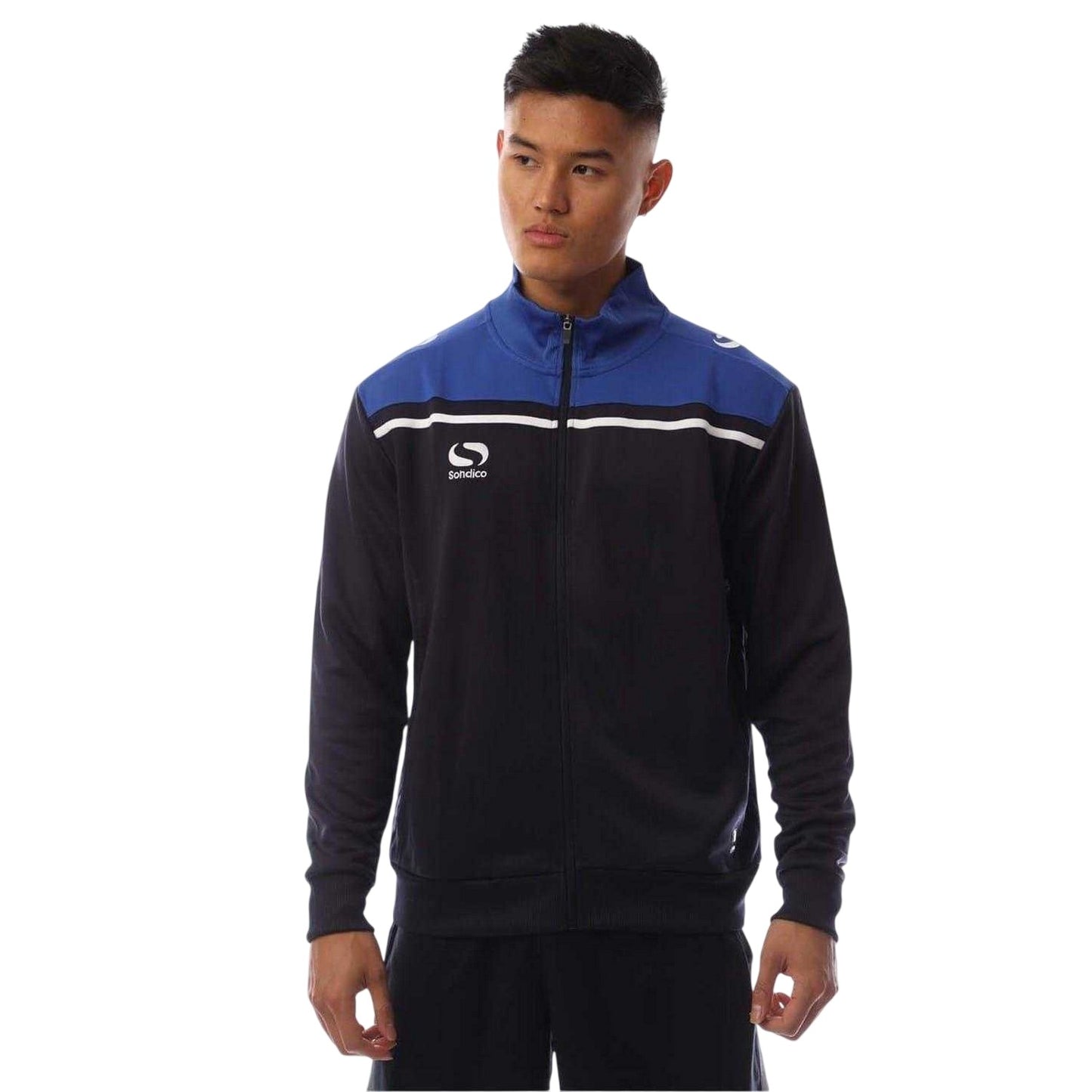 Navy-Royal Blue - Front - Sondico Mens Precision Training Track Jacket