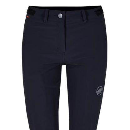 Black - Side - Mammut Womens-Ladies Runbold Tapered Hiking Trousers