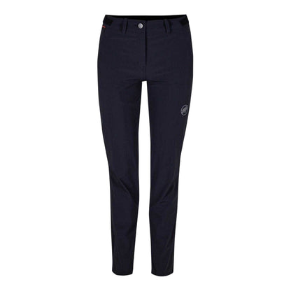 Black - Front - Mammut Womens-Ladies Runbold Tapered Hiking Trousers