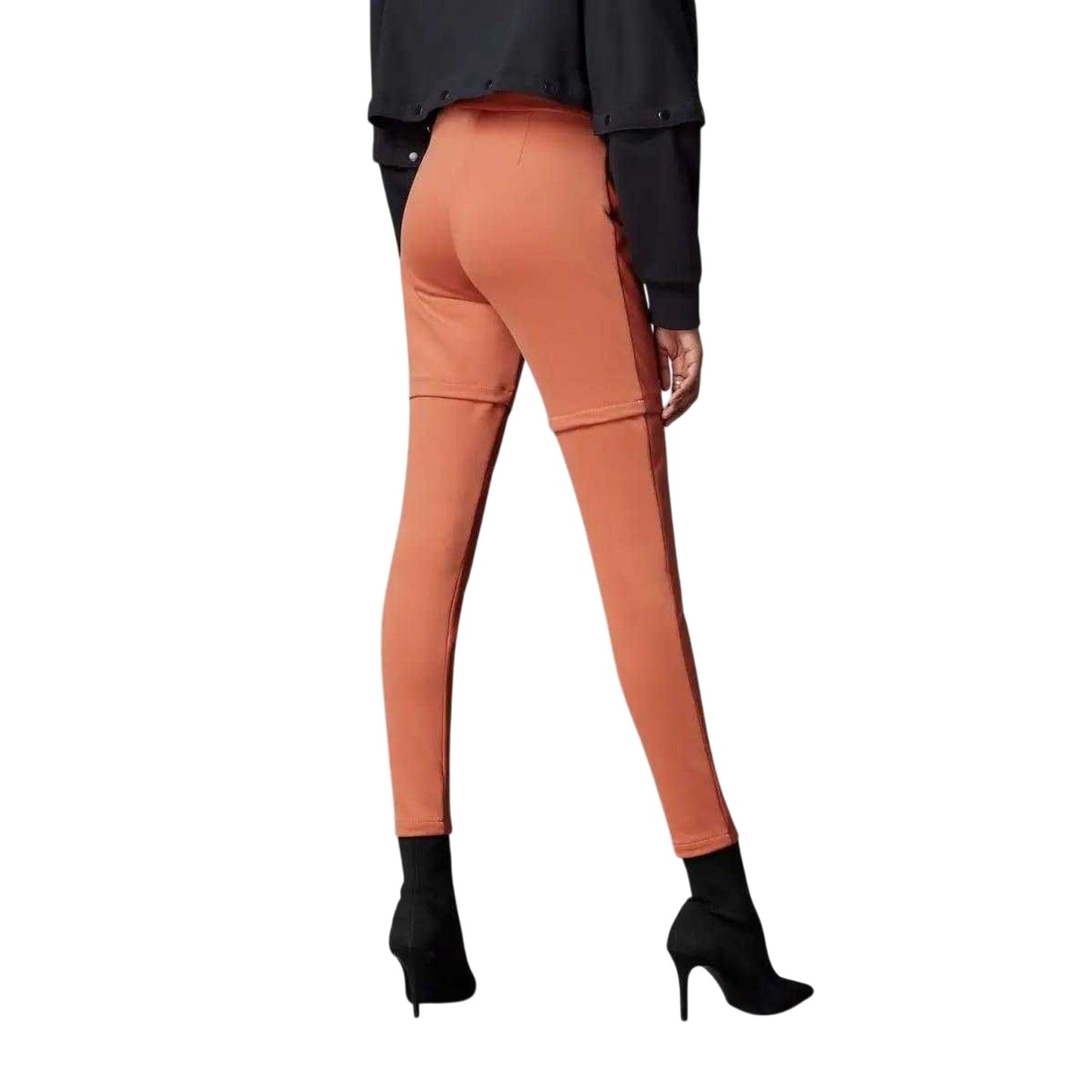 Brown - Back - Adidas Womens-Ladies Originals Slim Trousers