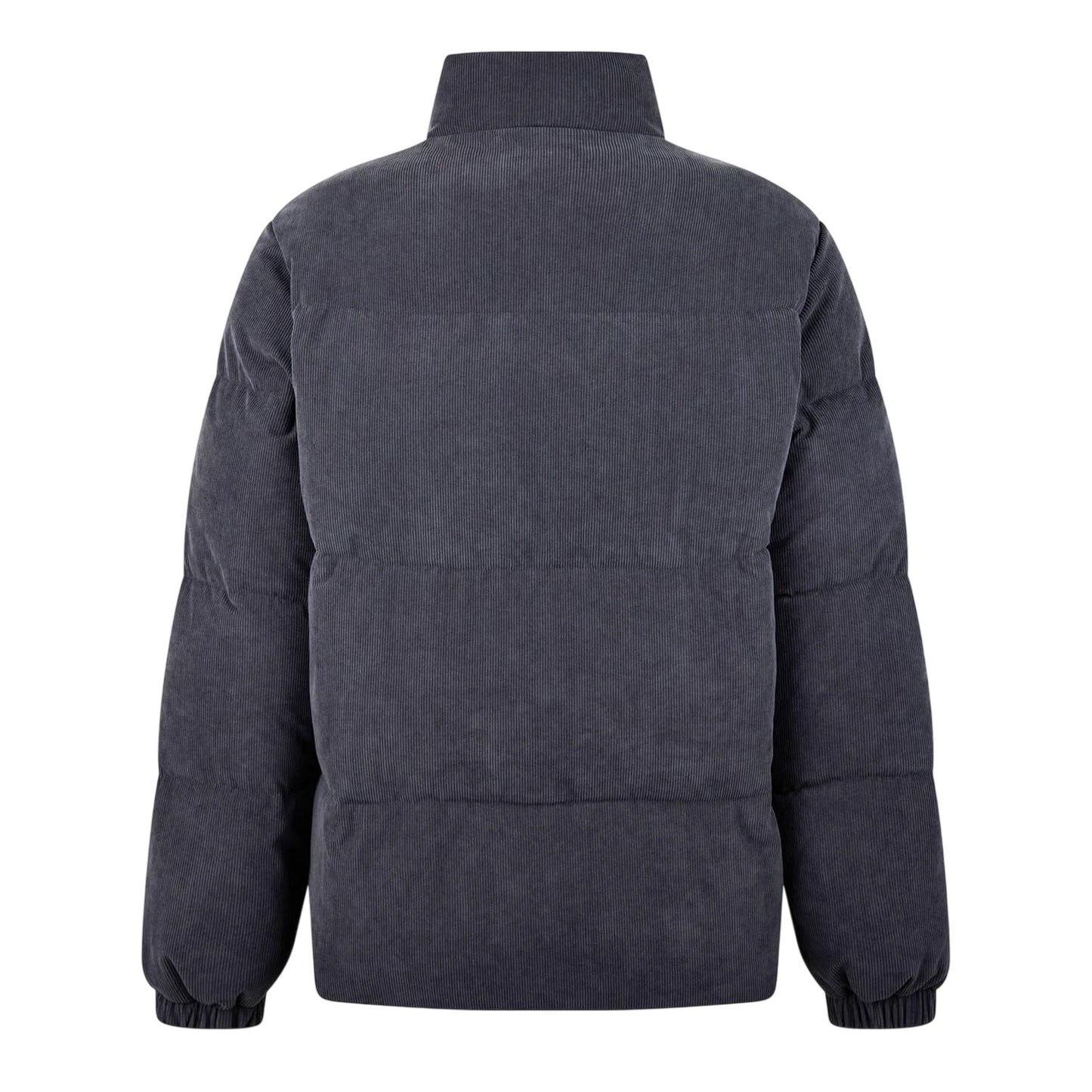 Washed Black - Back - Jack Wills Mens Corduroy Puffer Jacket