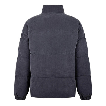 Washed Black - Back - Jack Wills Mens Corduroy Puffer Jacket