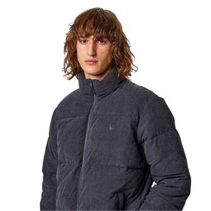Washed Black - Side - Jack Wills Mens Corduroy Puffer Jacket