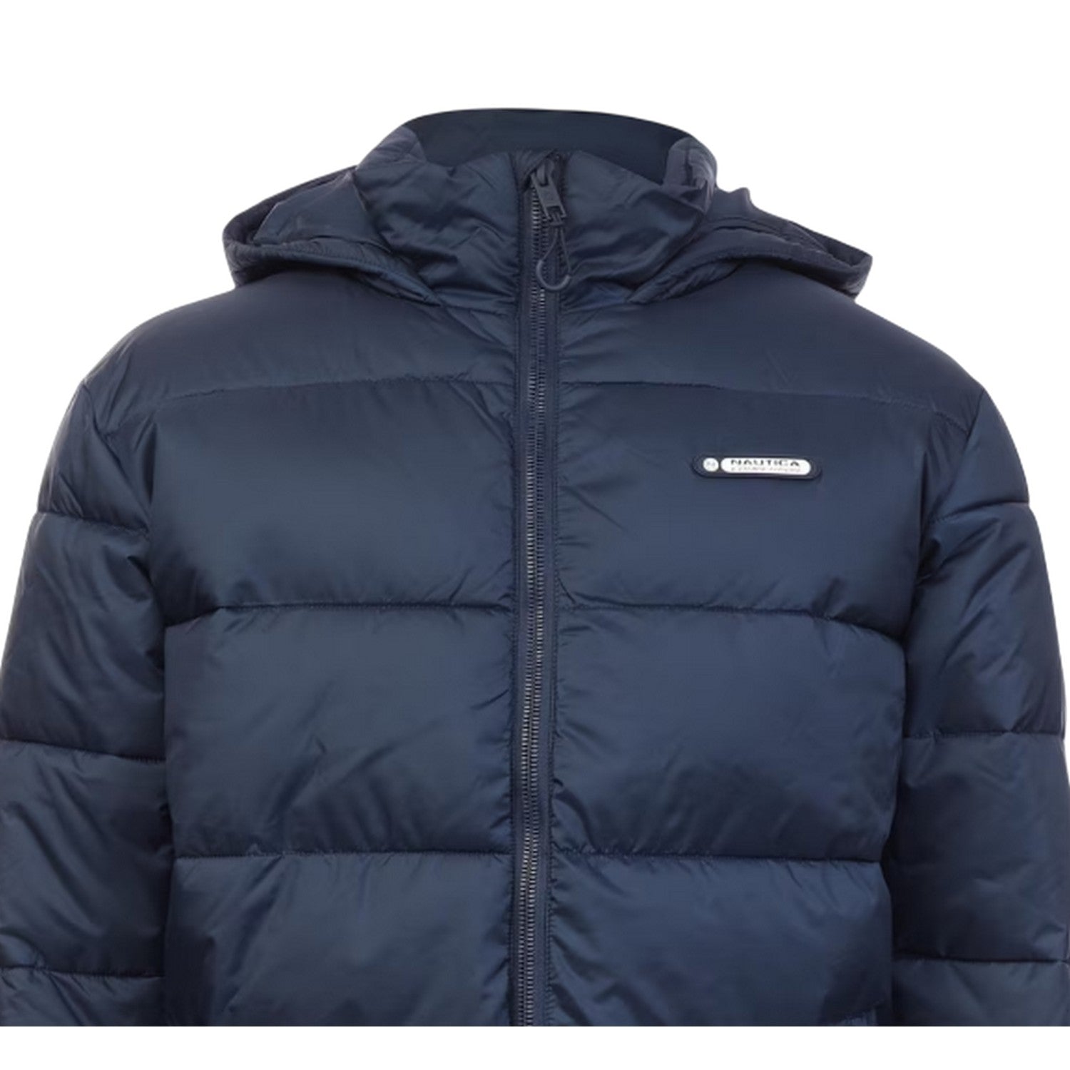 Navy - Side - Nautica Mens Paul Regular Puffer Jacket