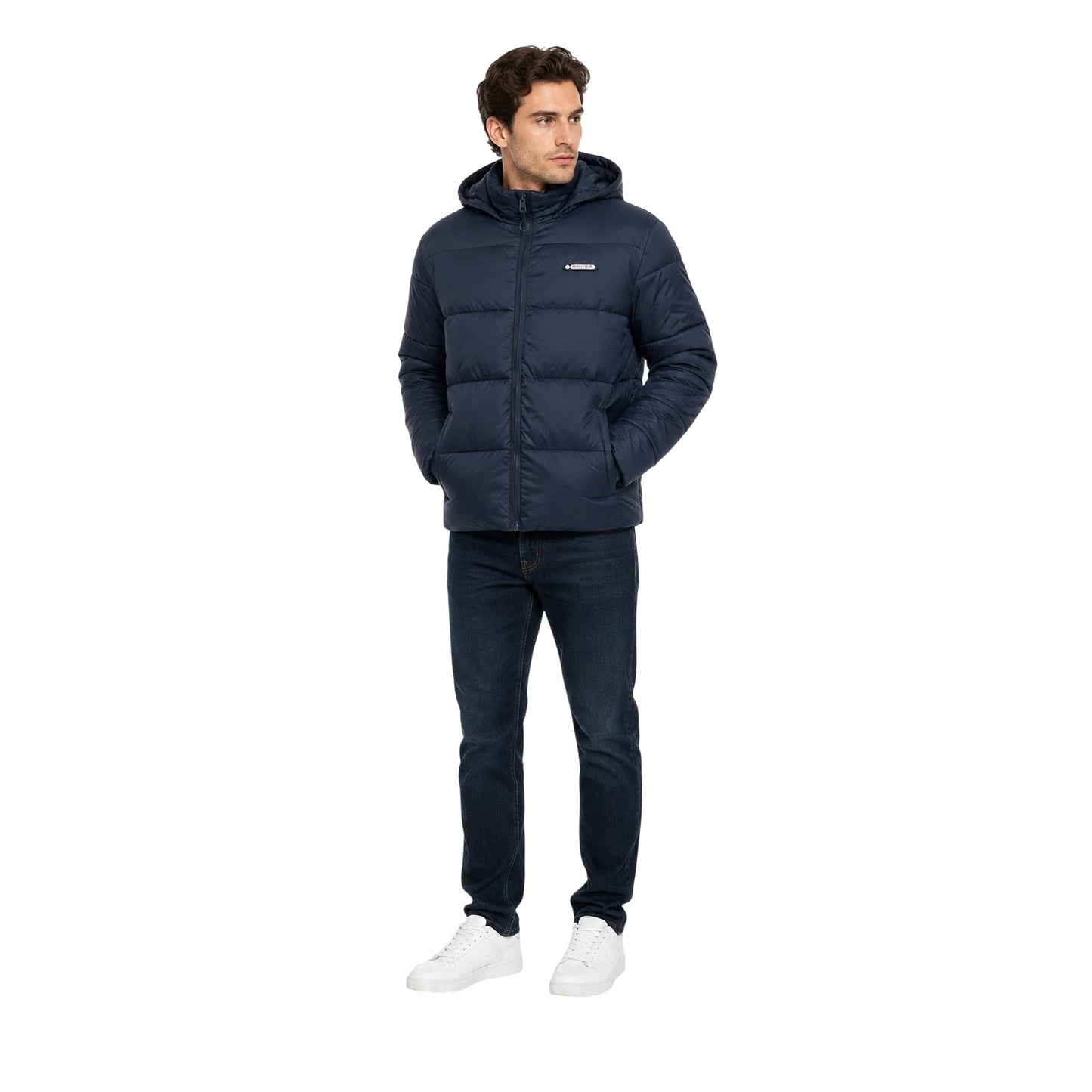 Navy - Lifestyle - Nautica Mens Paul Regular Puffer Jacket