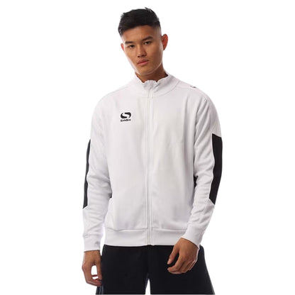White-Black - Front - Sondico Mens Colour Block Track Jacket