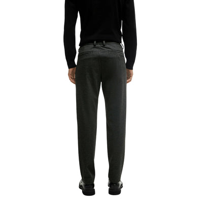 Black - Back - Boss Mens Kaiton Plain Slim Suit Trousers