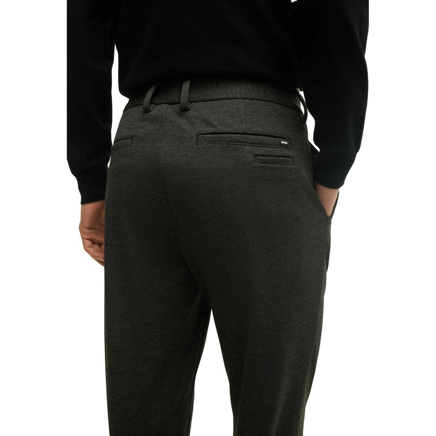 Black - Lifestyle - Boss Mens Kaiton Plain Slim Suit Trousers