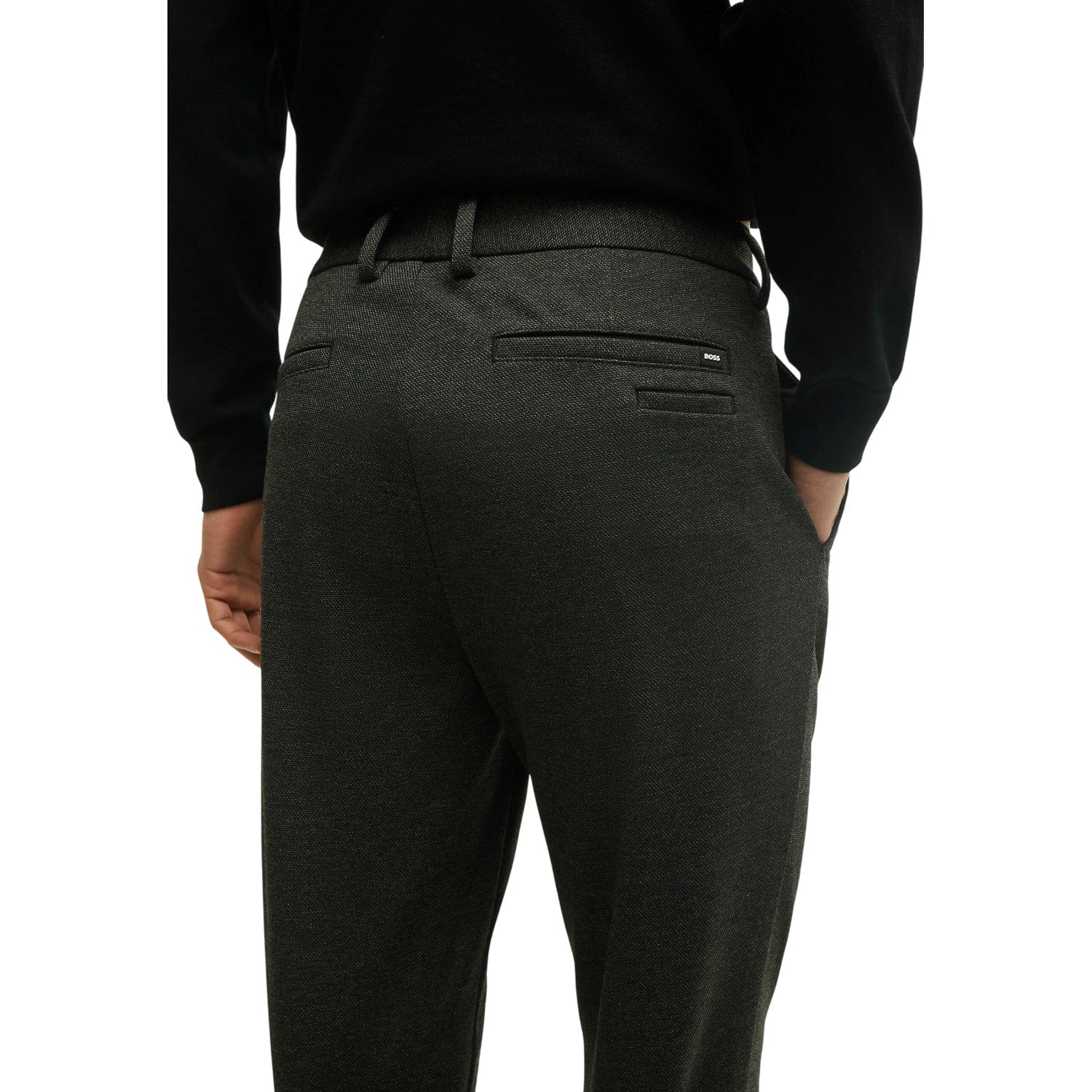 Black - Lifestyle - Boss Mens Kaiton Plain Slim Suit Trousers