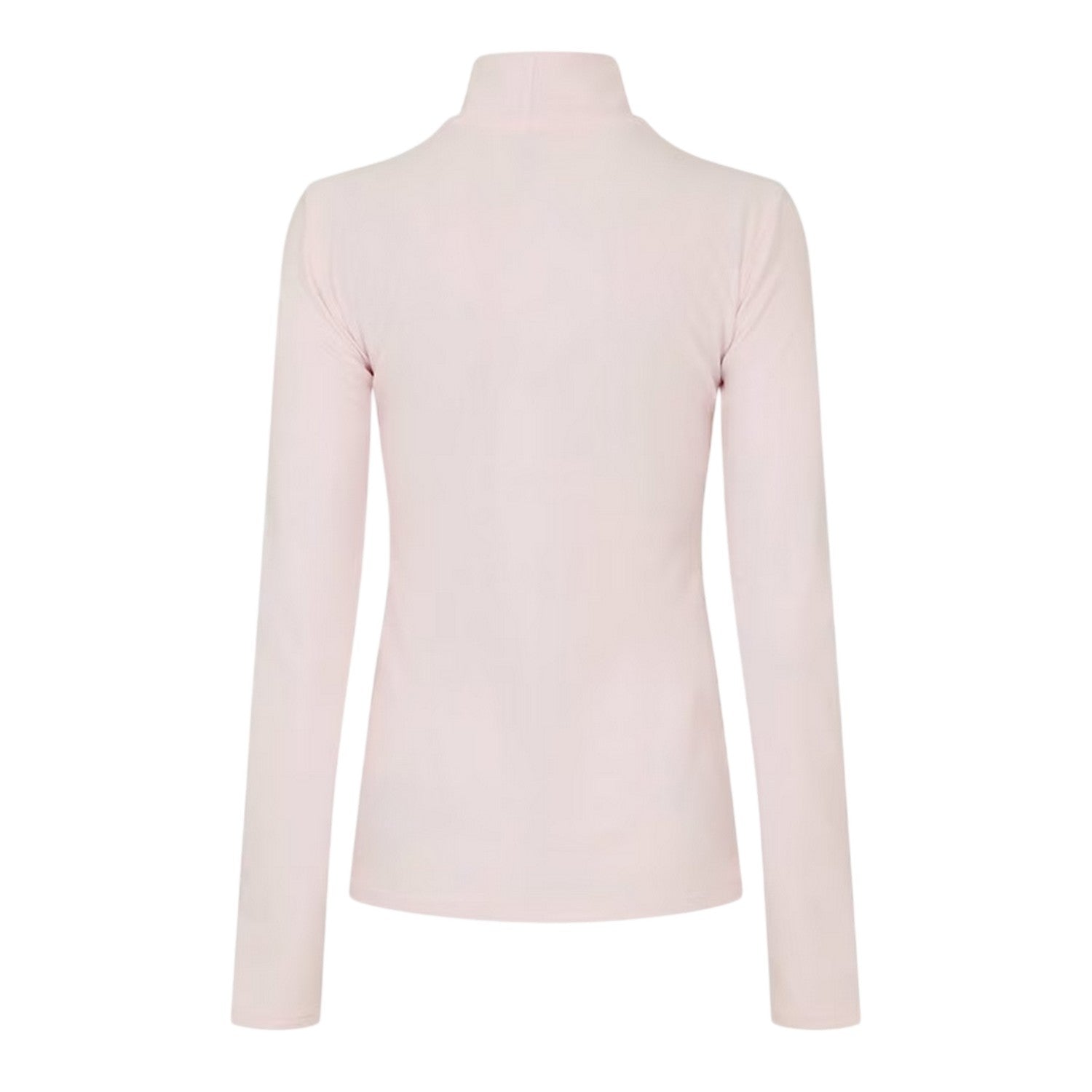 Pink Salt - Back - New Balance Womens-Ladies Space Dye Quarter Zip Running Track Top