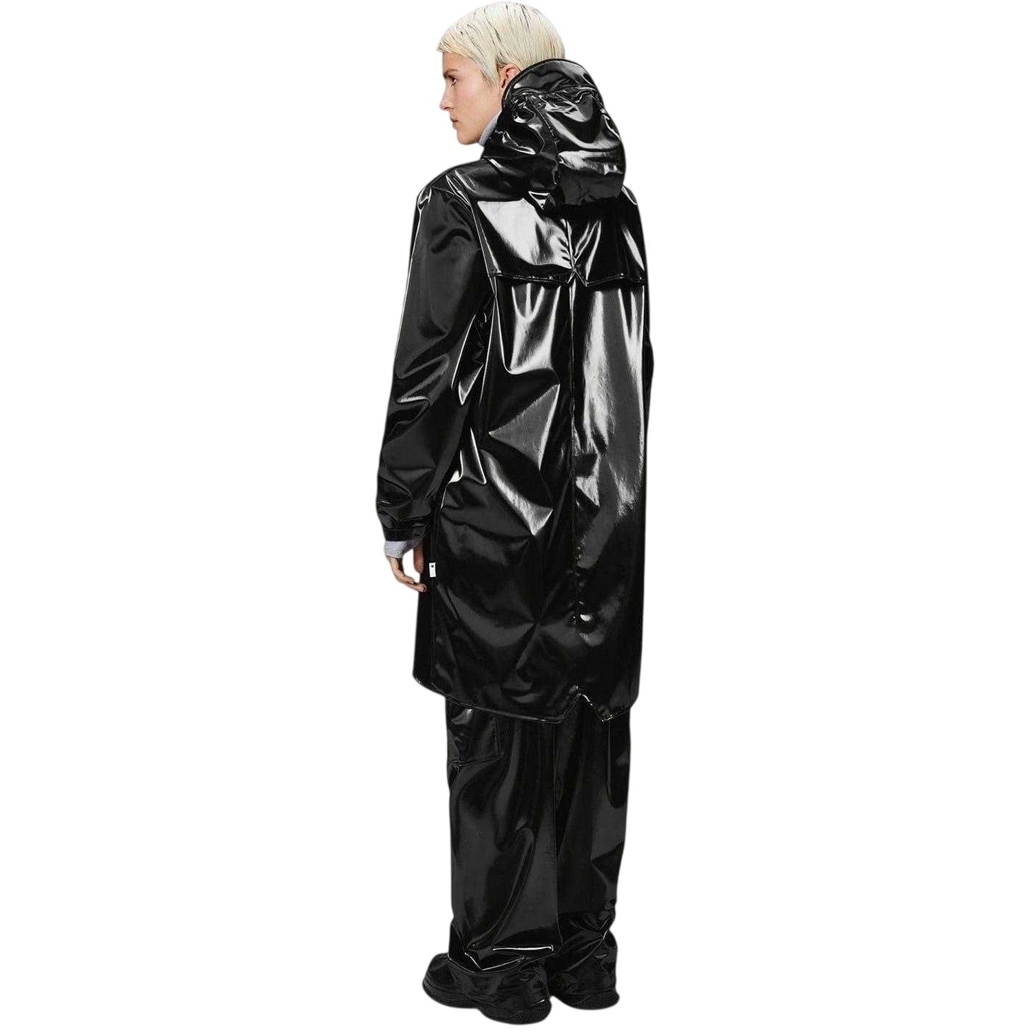 Night - Back - Rains Unisex Adult Mid Length Raincoat