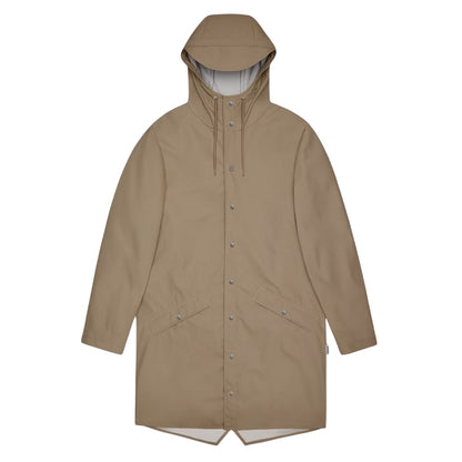 Beige - Front - Rains Unisex Adult Mid Length Raincoat