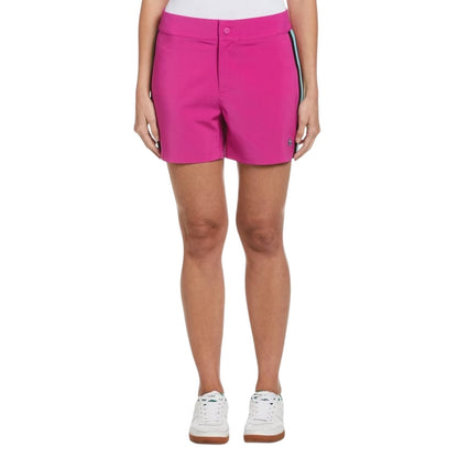 Fuchsia Pink - Front - Original Penguin Womens-Ladies Side Stripe Skort