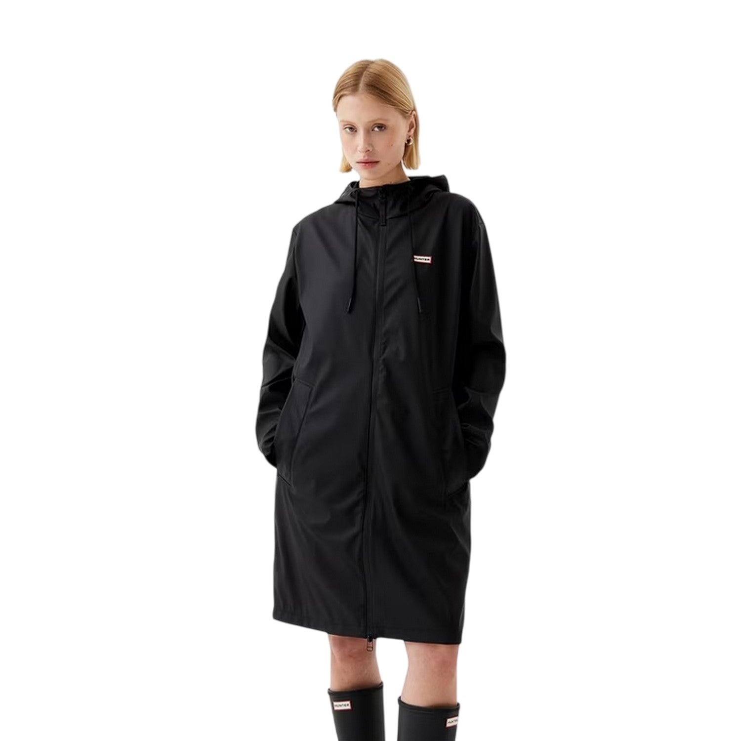 Black - Front - Hunter Womens-Ladies Andrea Jacket
