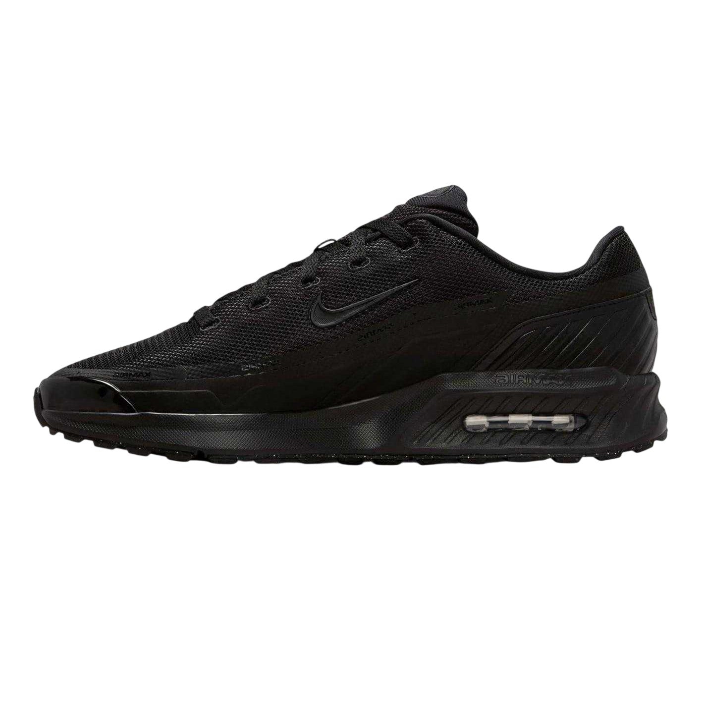 Triple Black - Side - Nike Mens Air Max Bia Logo Running Flat Trainers