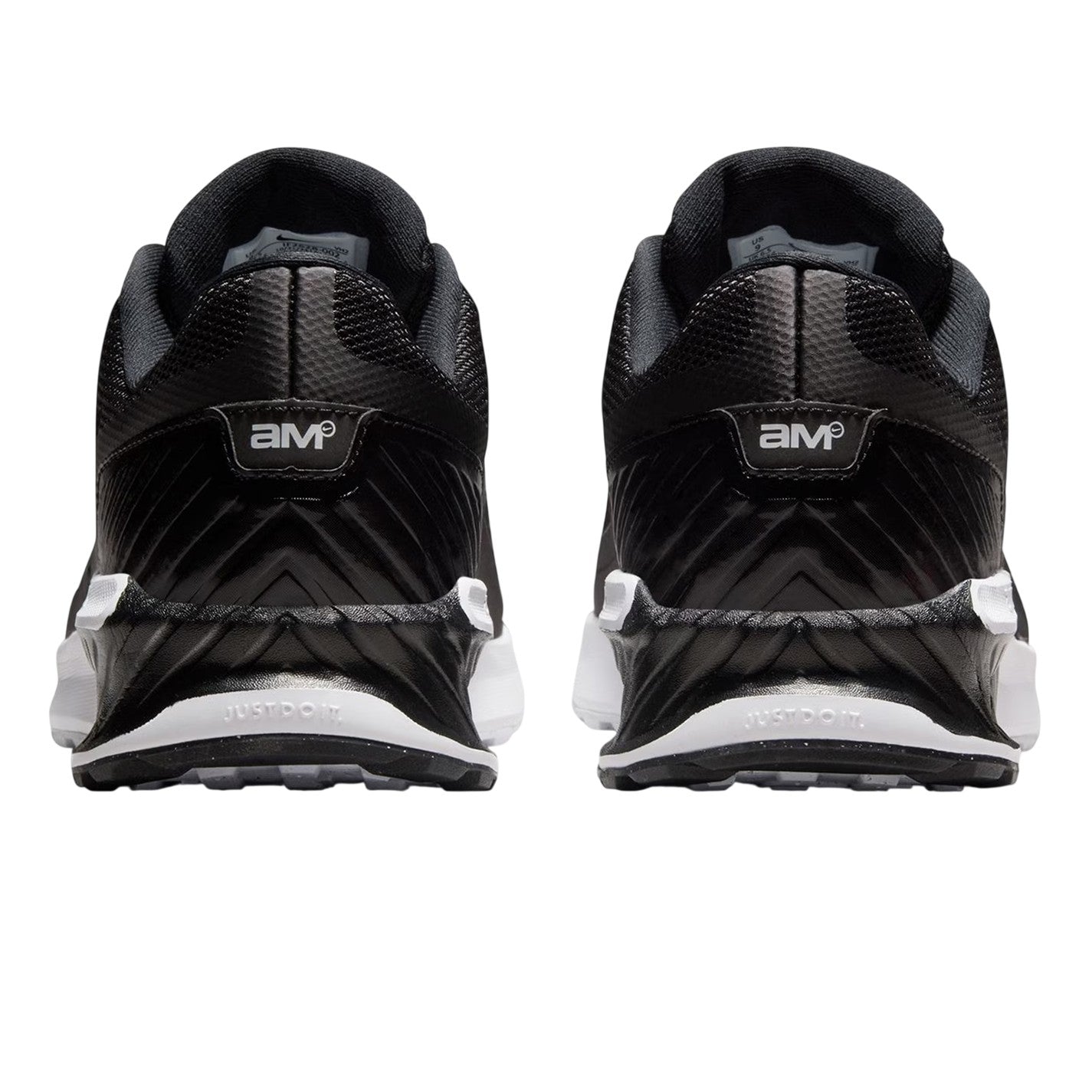 Black-White - Back - Nike Mens Air Max Bia Logo Running Flat Trainers