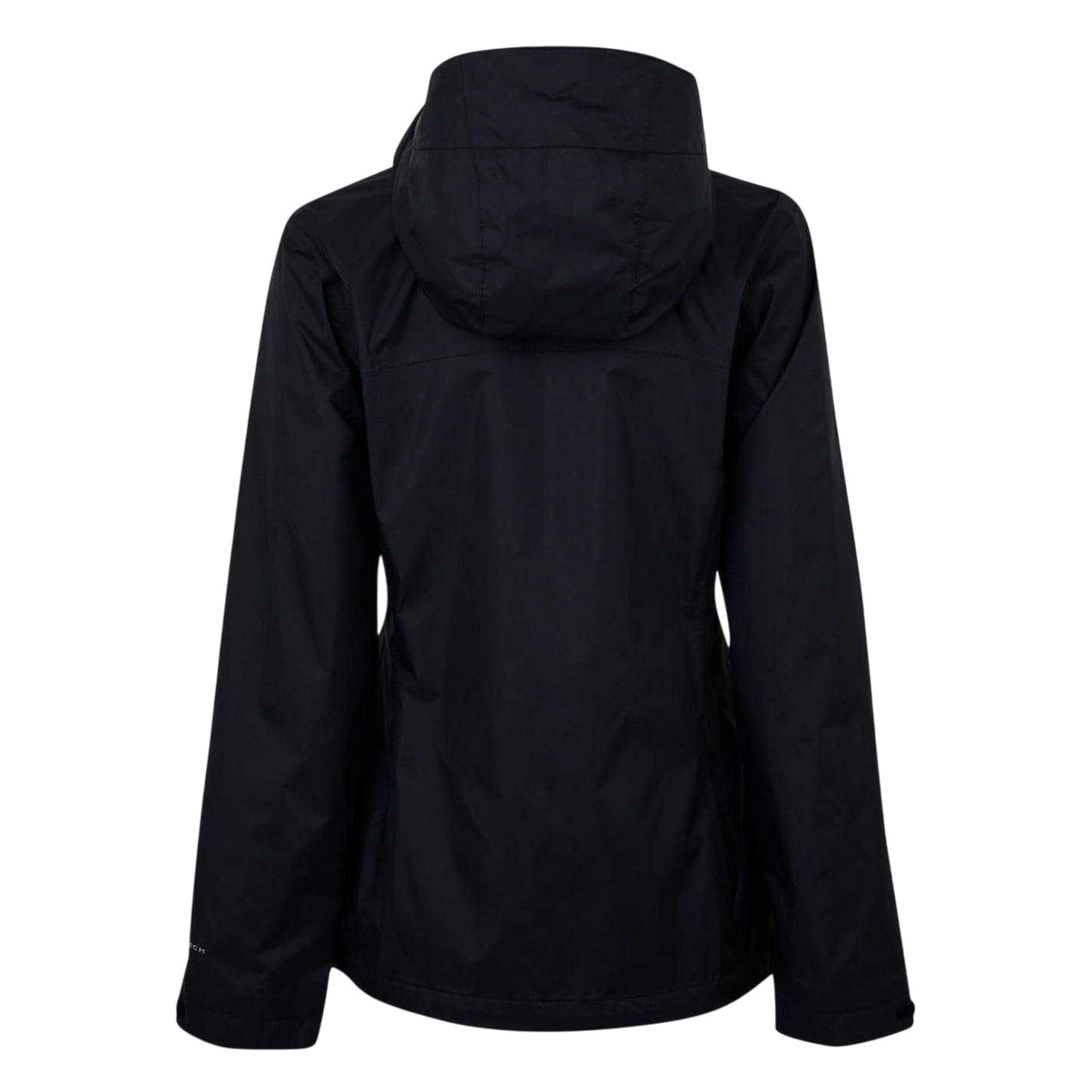 Black - Back - Columbia Womens-Ladies Packable Waterproof Jacket