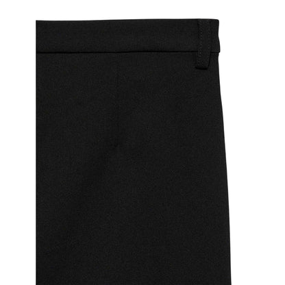Black - Side - Vero Moda Womens-Ladies Flared Trousers