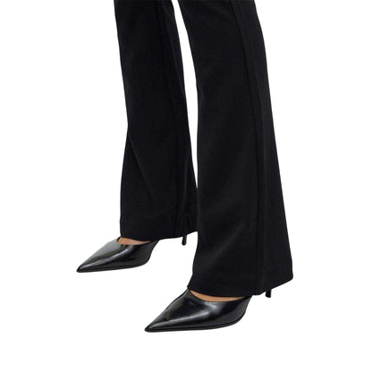 Black - Lifestyle - Vero Moda Womens-Ladies Flared Trousers