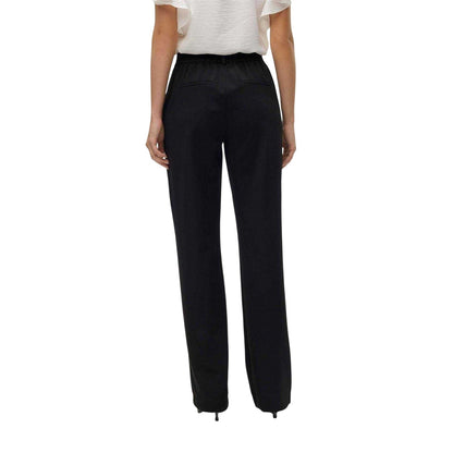 Black - Back - Vero Moda Womens-Ladies Tailored Trousers
