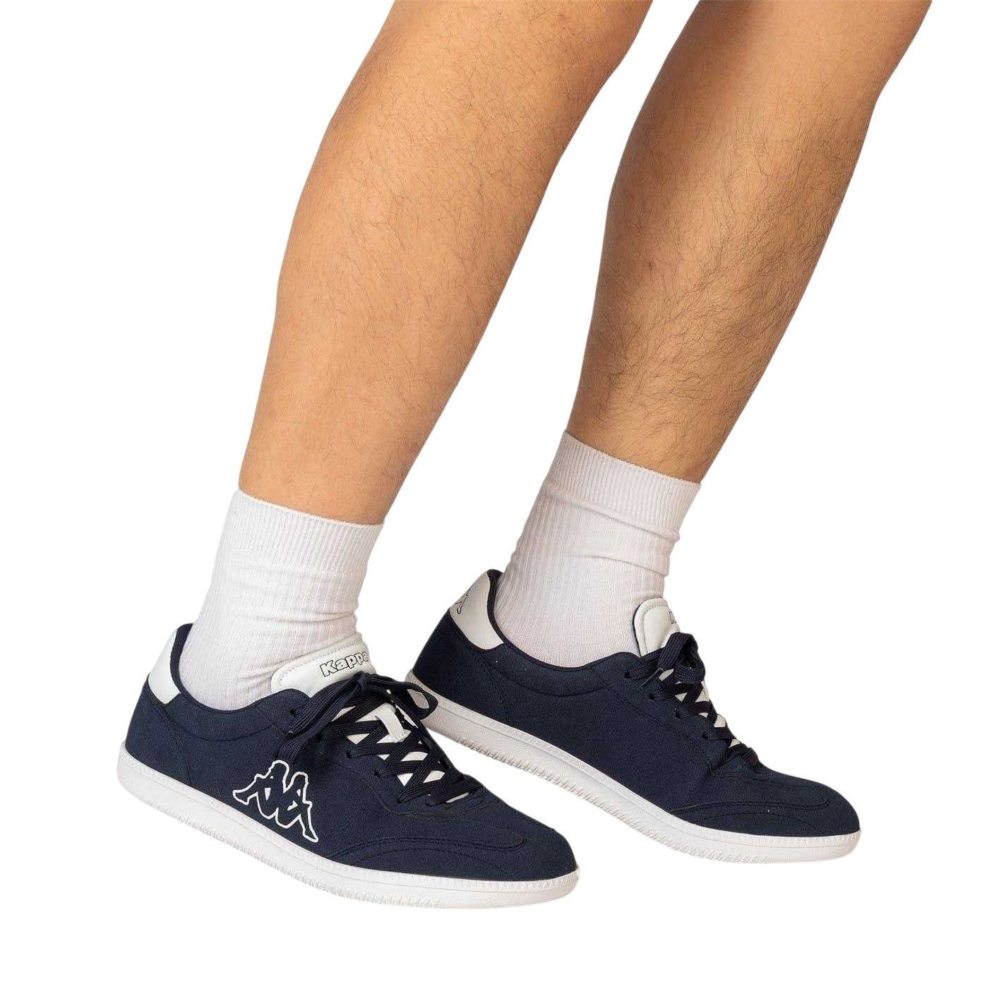 Navy-White - Lifestyle - Kappa Mens Ginosa Trainers