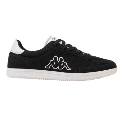 Black-White - Front - Kappa Mens Ginosa Trainers