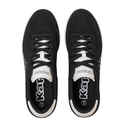 Black-White - Side - Kappa Mens Ginosa Trainers