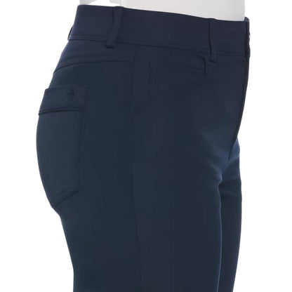 Black Iris - Side - Original Penguin Womens-Ladies Veronica Slim Golf Trousers
